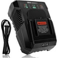 thumbnail image 1 of 18V R86092 Fast Lithium Battery Charger Compatible with Ridgid 18 Volt Battery R840083 R840085 R840086 R840087, 1 of 7