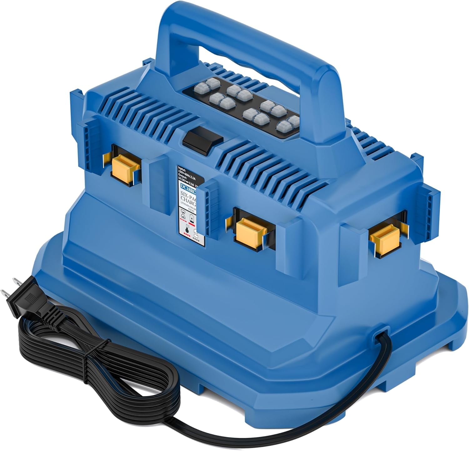 Makita DC18RC Replacement Charger - 18V Rapid Li-ion Charger For BL1815 BL1830 BL1840 BL1850 Batteries