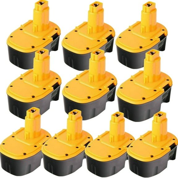 18V Replacement Battery for DeWalt DC9096 10 Packs 4.5Ah 18 Volt XRP Replacement Batteries for DeWalt DE9096 DC9098 DE9098 DE9098 DW9096 DW9095 Cordless Power Tools