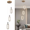 thumbnail image 1 of 18W 110V Indoor Modern Hanging Ceiling Light Chandelier Pendant Light Golden, 1 of 14