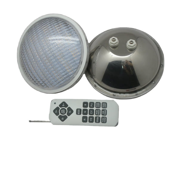 18W , 24W , 36W , 45W , 54W Stainless Steel PAR56 Light Cup Underwater Waterproof Swimming Pool Light RGB Colorful with Remote Control High Power Lamp Beads 12V ,High Efficiency