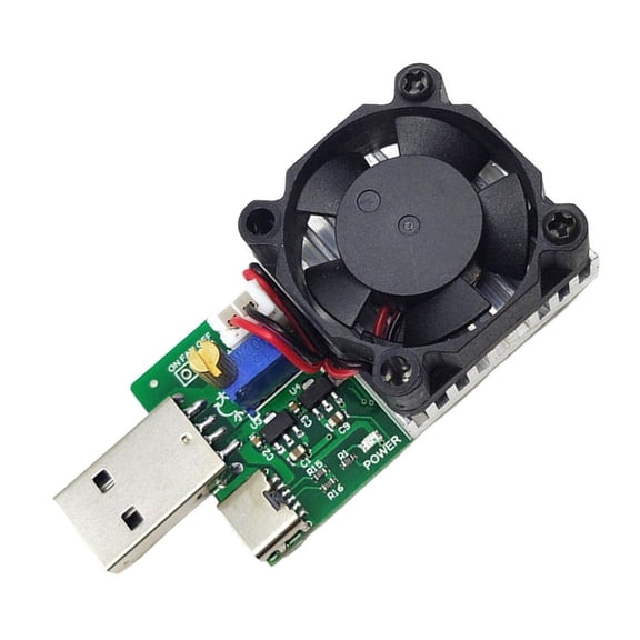 18W 30W DC 3.7V-13V Electronic Test Load Resistor USB Battery Discharge Capacity