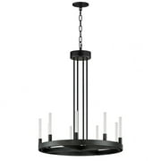 16162CRBK-Maxim Lighting-Ovation - 18W 9 LED Chandelier-26.5 Inches Tall and 23.5 Inches Wide-Black Finish