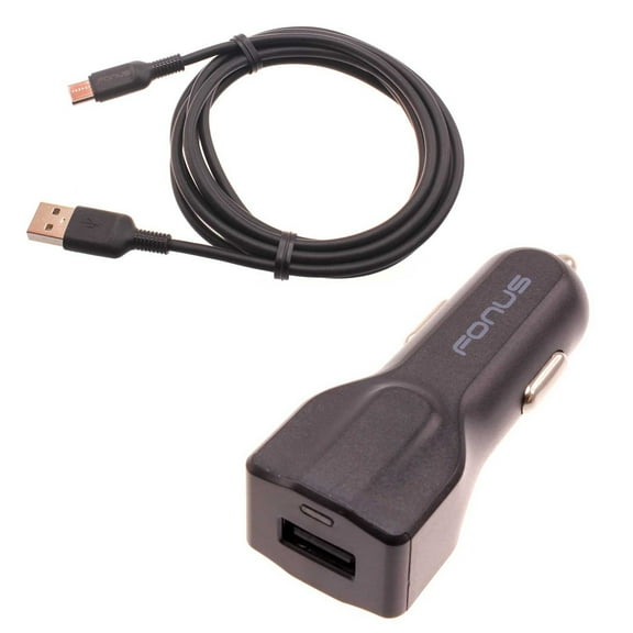 18W Fast Car Charger for Google Pixel 6a/6/Pro Phones - USB Port 6ft Cable Type-C Quick Charge DC Socket for Google Pixel 6a/6/Pro Models
