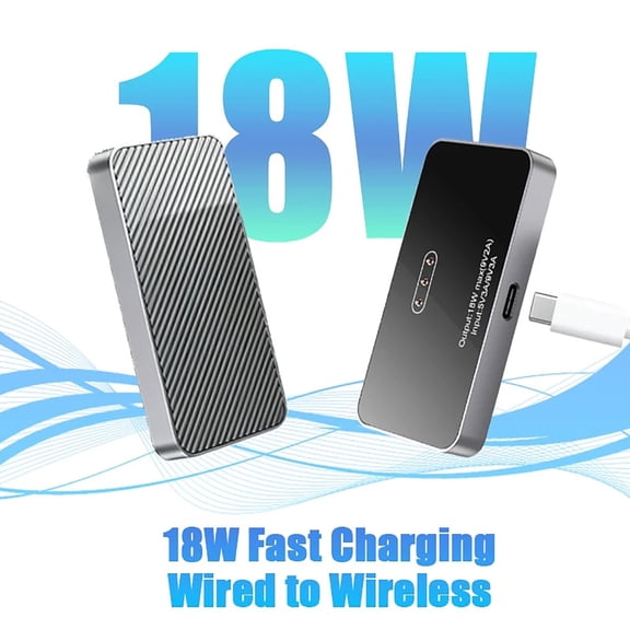 18W Fast Charging Smart Connector Charger Aluminum Alloy Magnetic Wireless Charger Module With Protect Case for iPad Pro 13"/11"