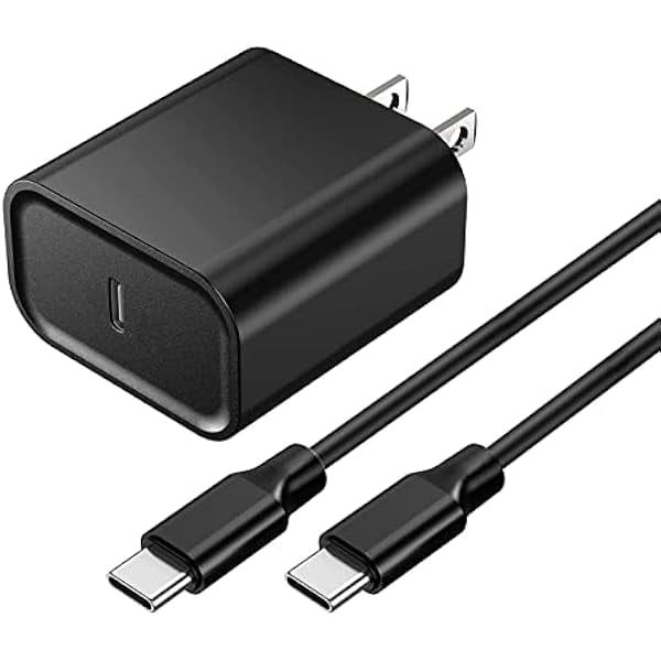 18W Fast-Charging USB-C Charger Fit T-Mobile REVVL 6x/6x Pro 5G, REVVL 6/6 Pro 5G, REVVL 5/V+ 5G Cell Phone, REVVL Tab Tablet 5G Tablet Type C Power Adapter Charging Cord Cable (5Ft)