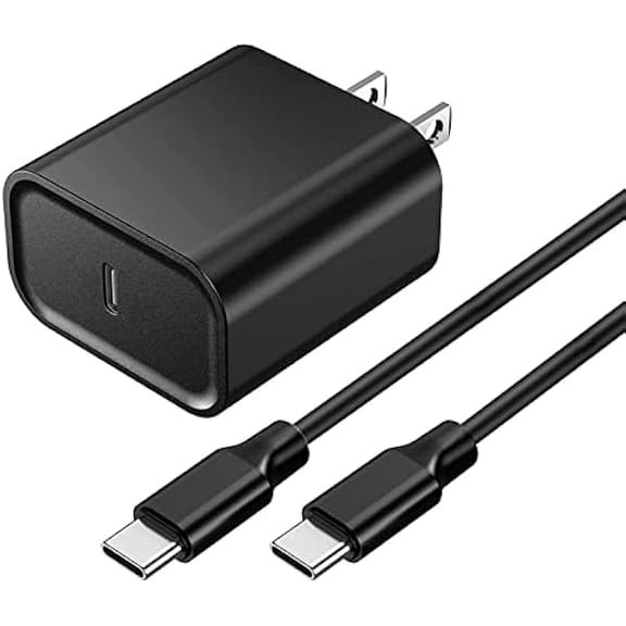 18W Fast-Charging USB-C Charger Fit T-Mobile REVVL 6x/6x Pro 5G, REVVL 6/6 Pro 5G, REVVL 5/V+ 5G Cell Phone, REVVL Tab Tablet 5G Tablet Type C Power Adapter Charging Cord Cable (5Ft)
