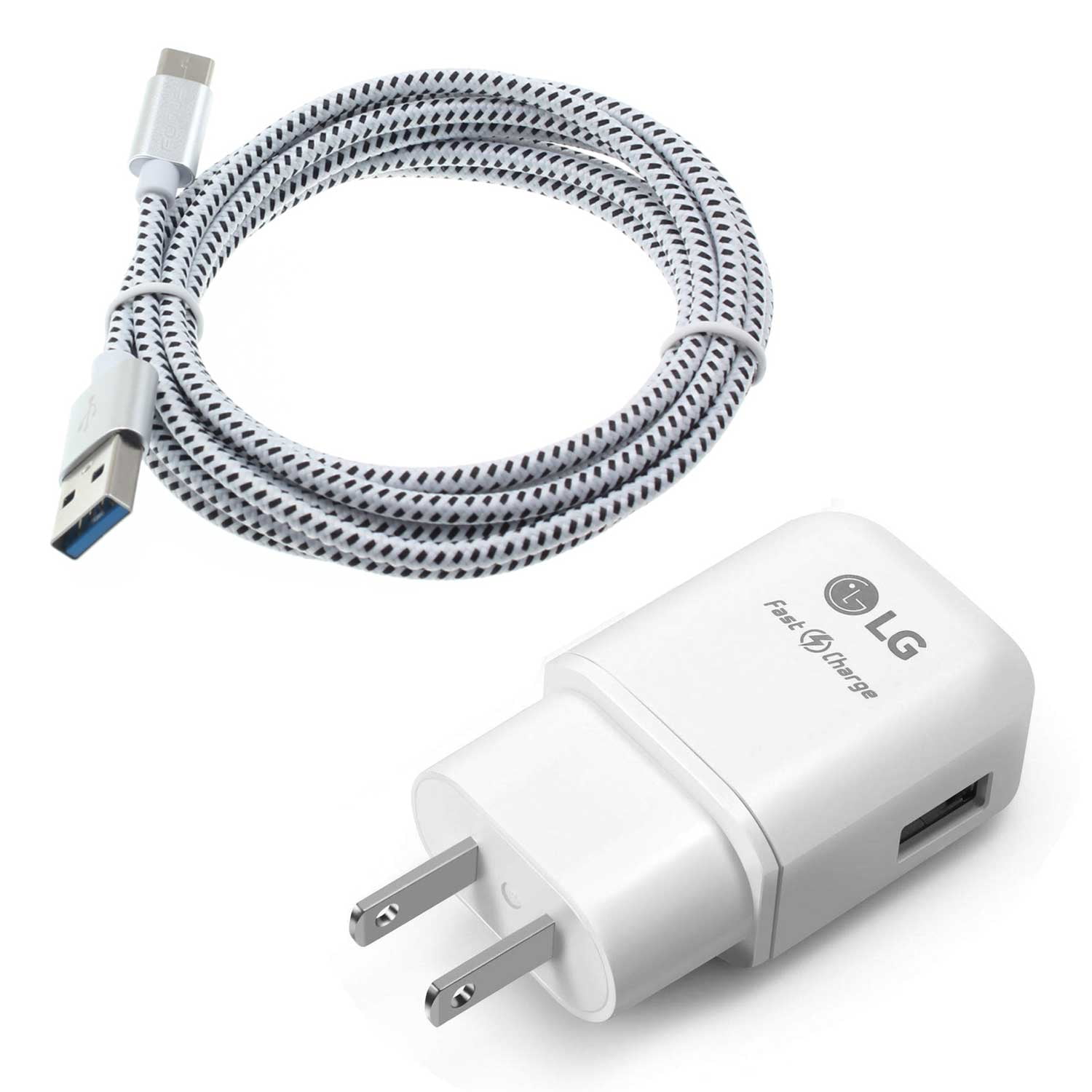 18W Fast Home Charger 6ft USB-C Cable for Samsung Galaxy S20/FE/FE/Plus/Ultra/S21/FE/FE/Plus/Ultra/S22/Plus/Ultra - Power Adapter QC3.0 TYPE-C Cord Travel Wall AC Plug
