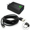 thumbnail image 1 of 18W Fast Home Charger for Moto G Power (2021)/Play (2021) Phones - 6ft USB Cable Type-C Quick Charge Travel Wall Compatible With Motorola Moto G Power (2021)/Play (2021), 1 of 6
