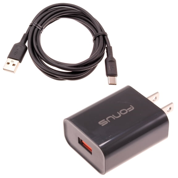 18W Fast Home Charger for OnePlus 9/10/Pro/11 5G/12/12R - 6ft Long USB-C Cable Type-C Cord USB Wall Adapter Power Wire Quick Charge QC3.0 Wall for OnePlus 9/10/Pro/11 5G/12/12R Phones
