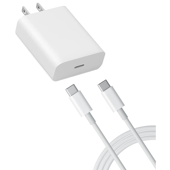 18W Fast Home Charger PD Type-C for OnePlus 11 5G/12 5G/12R 5G/13/13R - 6ft USB-C Cable Quick Power Adapter Travel Wall