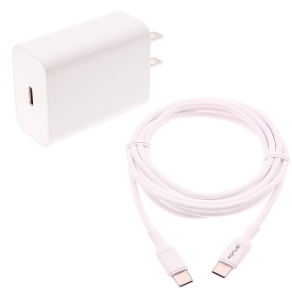 18W Fast Home Charger PD Type-C for Samsung Galaxy S23/FE/Plus/Ultra/S24/FE/Plus/Ultra - 6ft USB-C Cable Quick Power Adapter Travel Wall