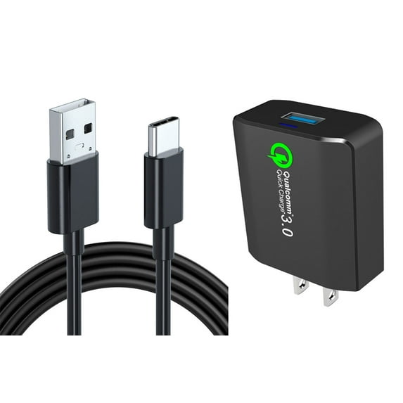 18W Fast Home Charger for Samsung Galaxy S23 FE Phone - 6ft USB Cable Type-C Turbo Charge Travel Wall for Samsung Galaxy S23 FE 6.4" (Fan Edition) Model