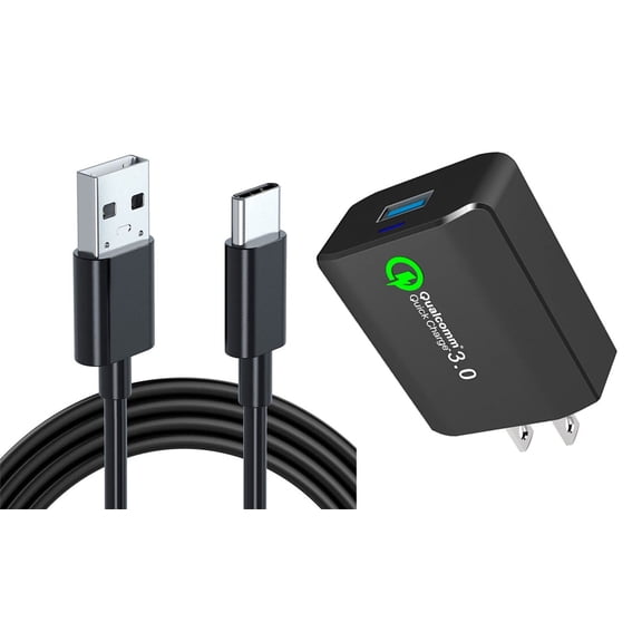 18W Fast Home Charger for Google Pixel 8/Pro - 6ft USB Cable Type-C Quick Charge Travel Wall