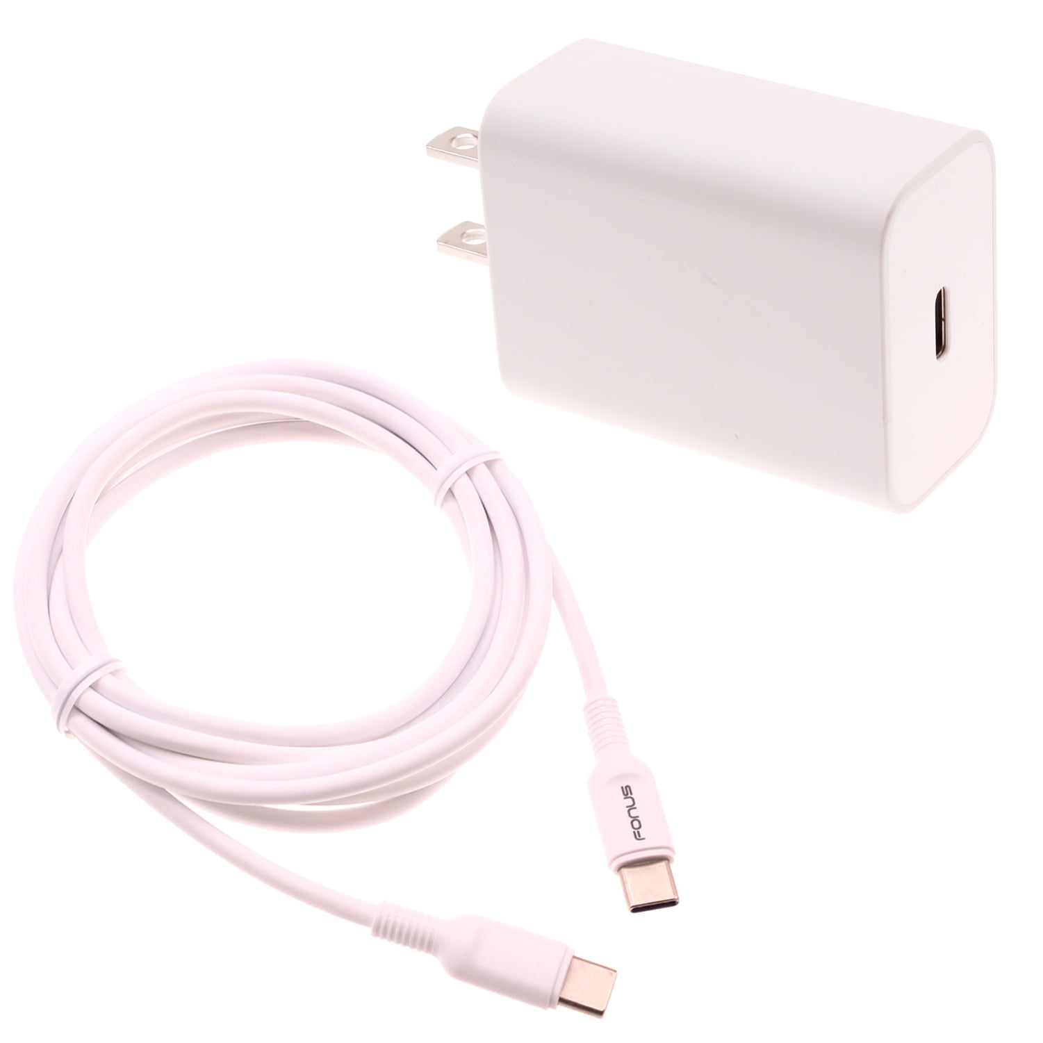 18W Fast Home Charger for Nokia G300/G400 5G/G310 5G - PD Type-C 6ft USB-C Cable Quick Power Adapter Travel for Nokia G300/G400 5G/G310 5G