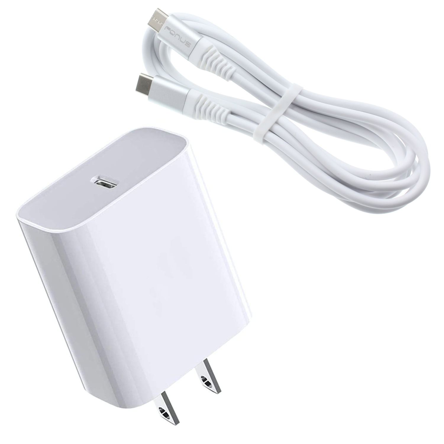 18W Fast Home Charger for Nokia G300/G400 5G/G310 5G - PD Type-C 6ft USB-C Cable Quick Power Adapter Travel for Nokia G300/G400 5G/G310 5G