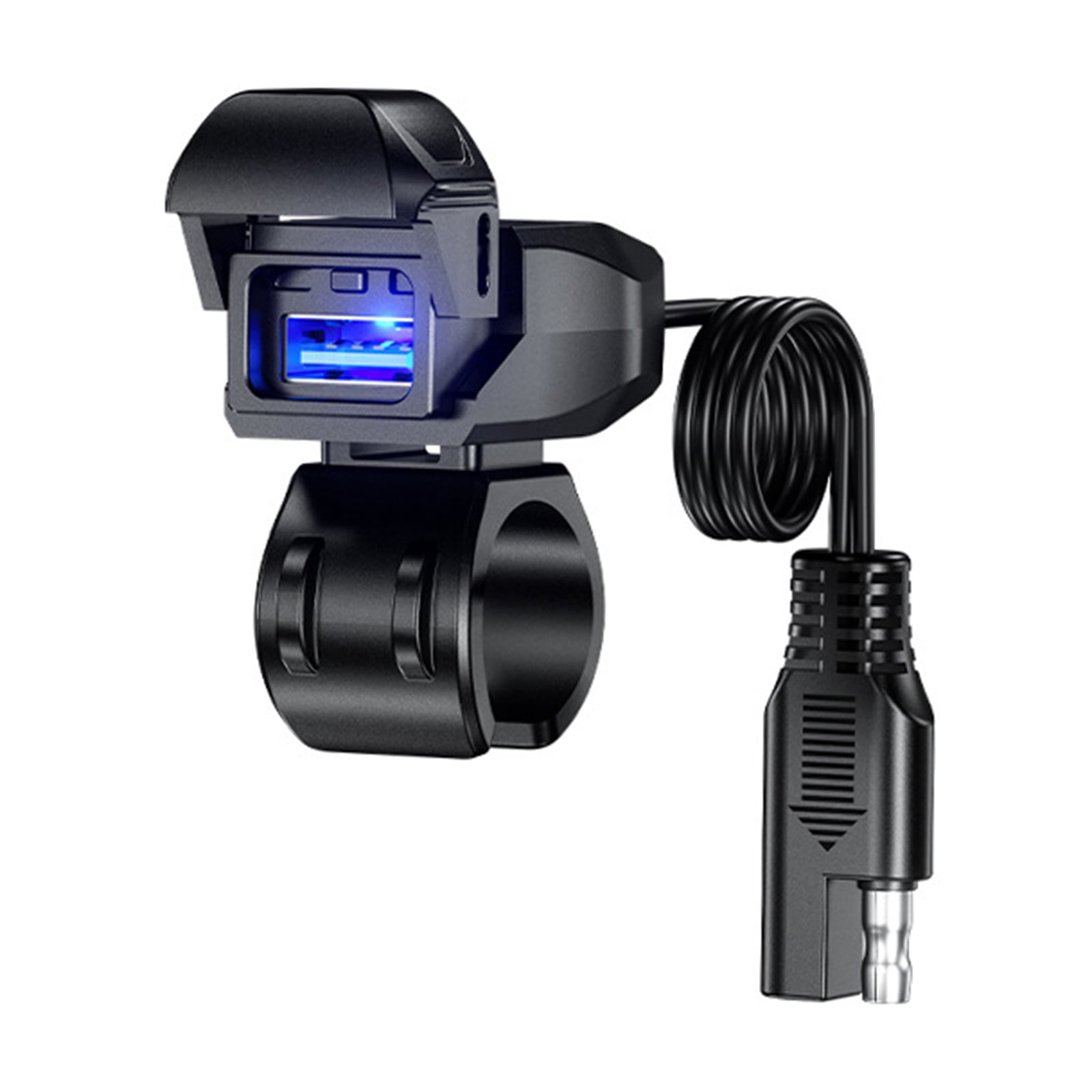 18W Quick Charges Waterproof Motorcycle Phone Chargers Universally USB Port Handlebar Installation for Phone