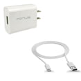 thumbnail image 1 of 18W Quick Home Charger w MicroUSB 10ft USB Cable G2V for BLU Tank Extreme Pro (T0010UU), Grand M, Advance 5.0 - Casio G-zOne Commando 4G LTE - CAT S41 S40 - Coolpad Rogue, Snap, Canvas, 1 of 5