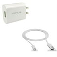 thumbnail image 1 of 18W Quick Home Charger w MicroUSB 10ft USB Cable P2K for LG K30, Sunrise, G3, Volt, K3, Harmony, Lucky, Leon, K8, Fortune, Realm, G4, Aristo, Risio, Treasure, X Venture, Optimus Zone 3, Power, 1 of 5