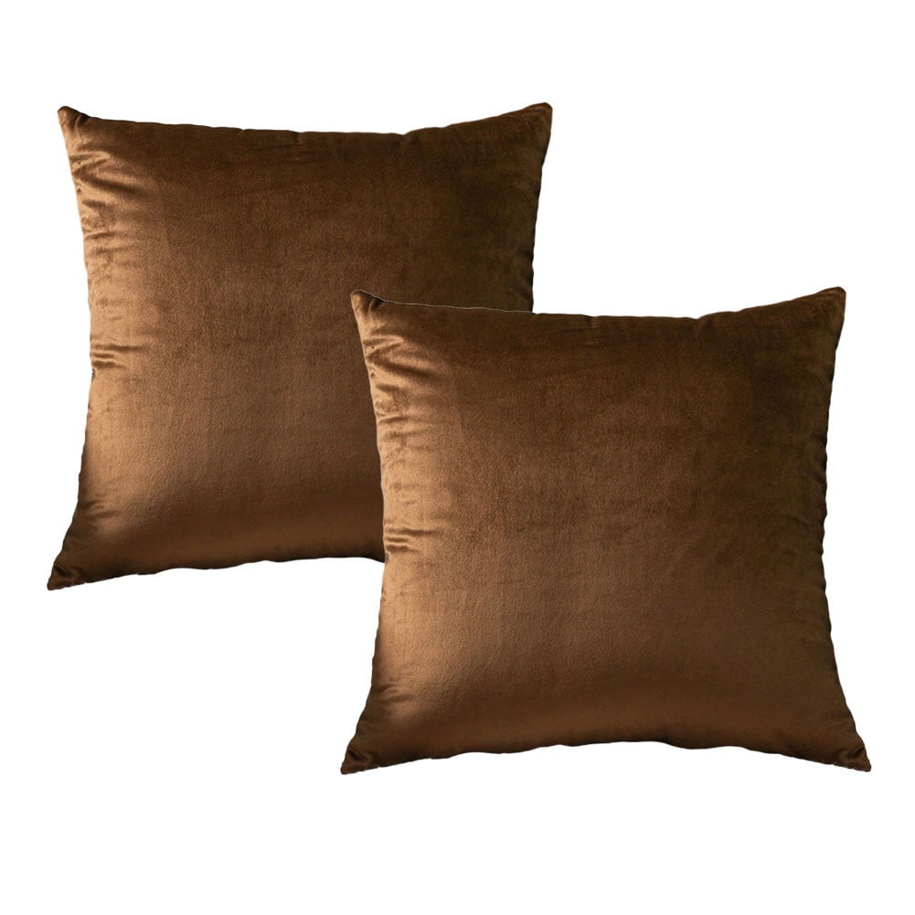 Btyrle Velvet Throw Pillow Covers 18x18 Inch Set 18 x 18-Inch