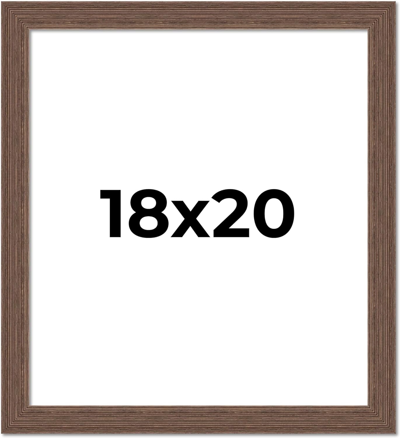 18X20 Frame Brown Distressed Barnwood Picture Frame | Rustic Photo ...