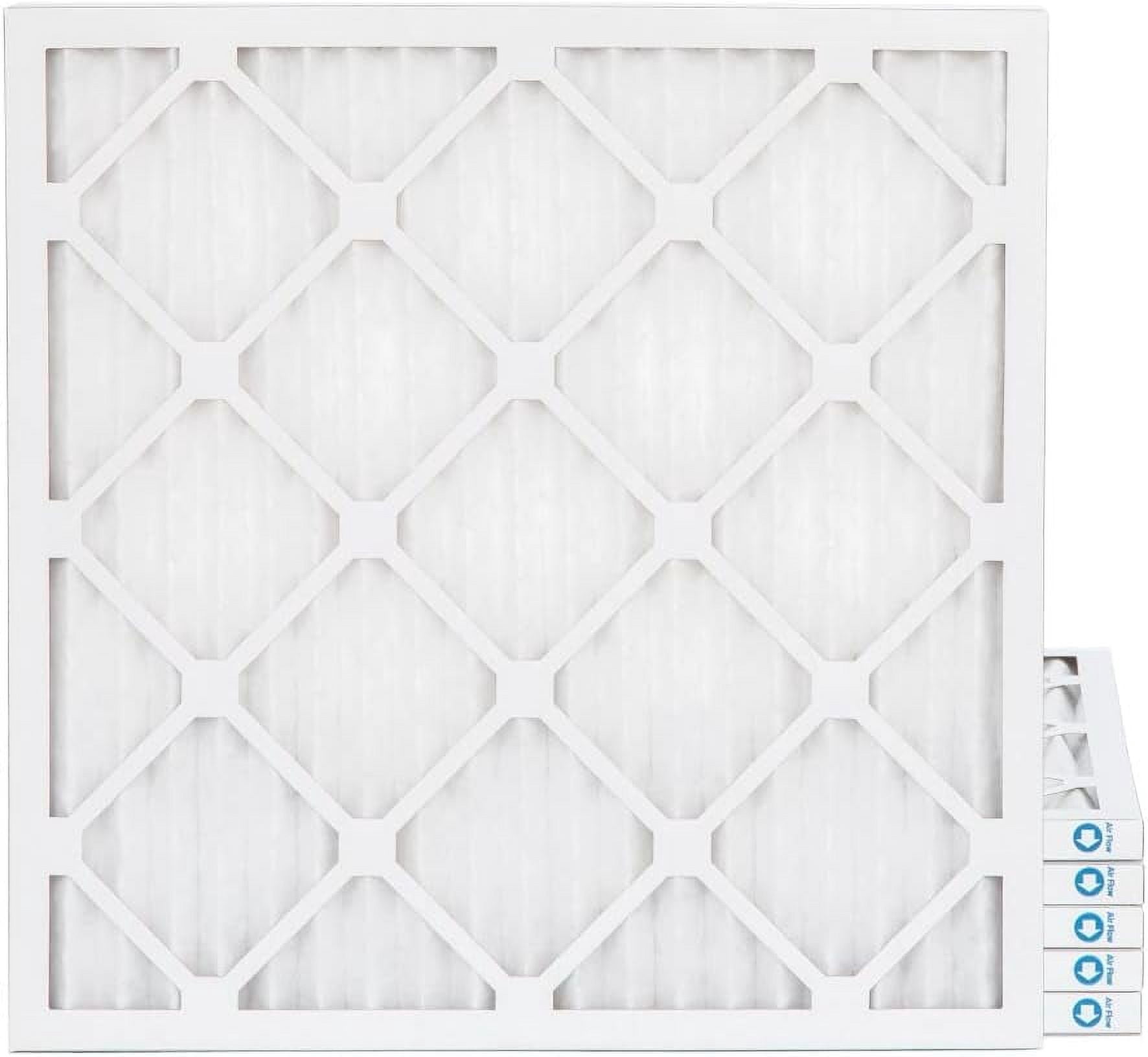 18X20x1 MERV 11, MPR 1000 Pleated Furne 1" Air Filters By Pamlico. 6 Pk