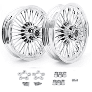 18X3.5 16x3.5 Fat Spoke Front Rear Wheels Rims for Harley Touring Road King Electra Glide Ultra Bagger