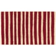 thumbnail image 1 of Mainstays Red Summer Stripes Coir Outdoor Doormat, 18"x30", 1 of 8