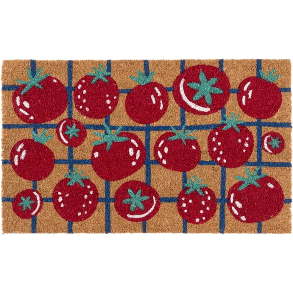 Mainstays Tomato Grid Coir Doormat, 18"x30"