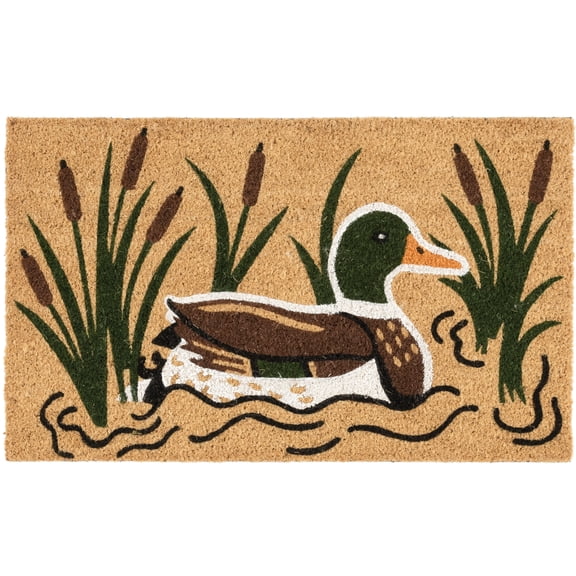 Way To Celebrate Sitting Duck Coir Outdoor Doormat, 18"x30"