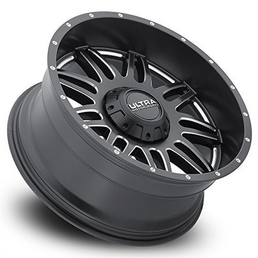 18X9 Ultra 188BM Soldier Black Wheel Rim -12 5X5.00 & 5X5.50 Qty 1