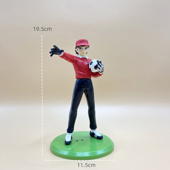 18cm Captain Tsubasa Anime Figure Ozora Tsubasa Action Figures Hyuuga Kojirou/Wakabayashi Genzou Figurine Collection Model Toys