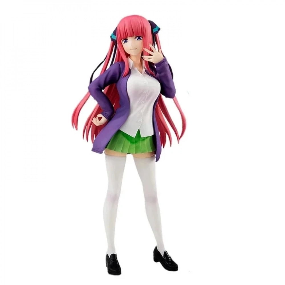Zhongkaihua Anime The Quintessential Quintuplets Figura, Nakano Miku Action Figure Modello PVC Ornamenti Desktop Forniture da Collezione