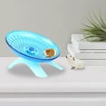 thumbnail image 1 of 18cm Round Quiet Roller Hamster Running Exercise Sports Wheel Platform Mouse Rat Gerbil Small Pet Toy Pets Supplies Training , Blue, 1 of 8