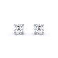 thumbnail image 1 of 18ct White Gold Jewelco London 0.5ct Diamond Solitaire Stud Earrings, 1 of 5