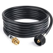 18ft Propane Hose Adapter 5lb to 20lb, Perfect for Grill Buddy Heater, Coleman Stove, Weber Q and More 1lb Small Appliances