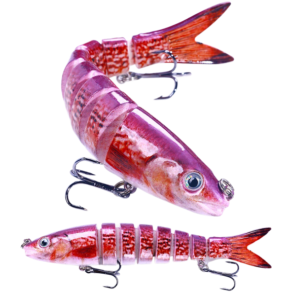 18g Sinking Multi-Jointed Fishing Lure 13.5cm Realistic Swimbait for Bass Pike
