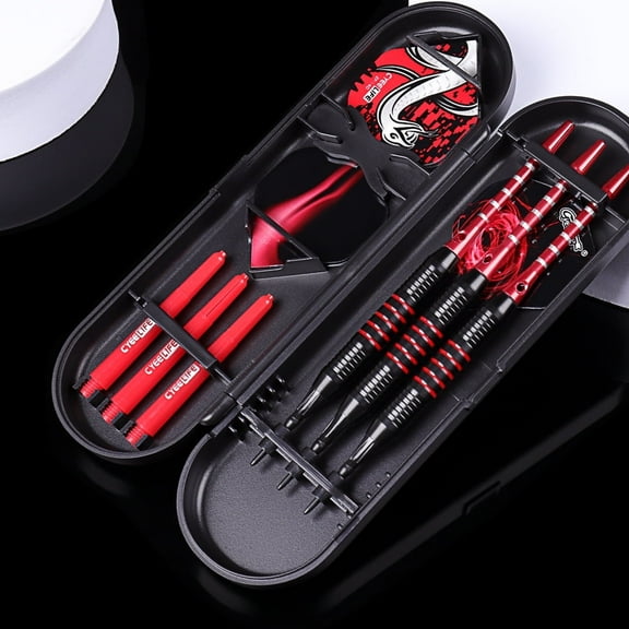 18g Soft Tip Darts Set, Professional Plastic Tip Darts with Storage Box for Electronic Dartboard Games