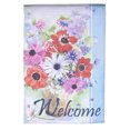 thumbnail image 1 of 18in Flower Bouquet Welcome Lawn Flag by Garden Accents (12 x 18 Inch), 1 of 1