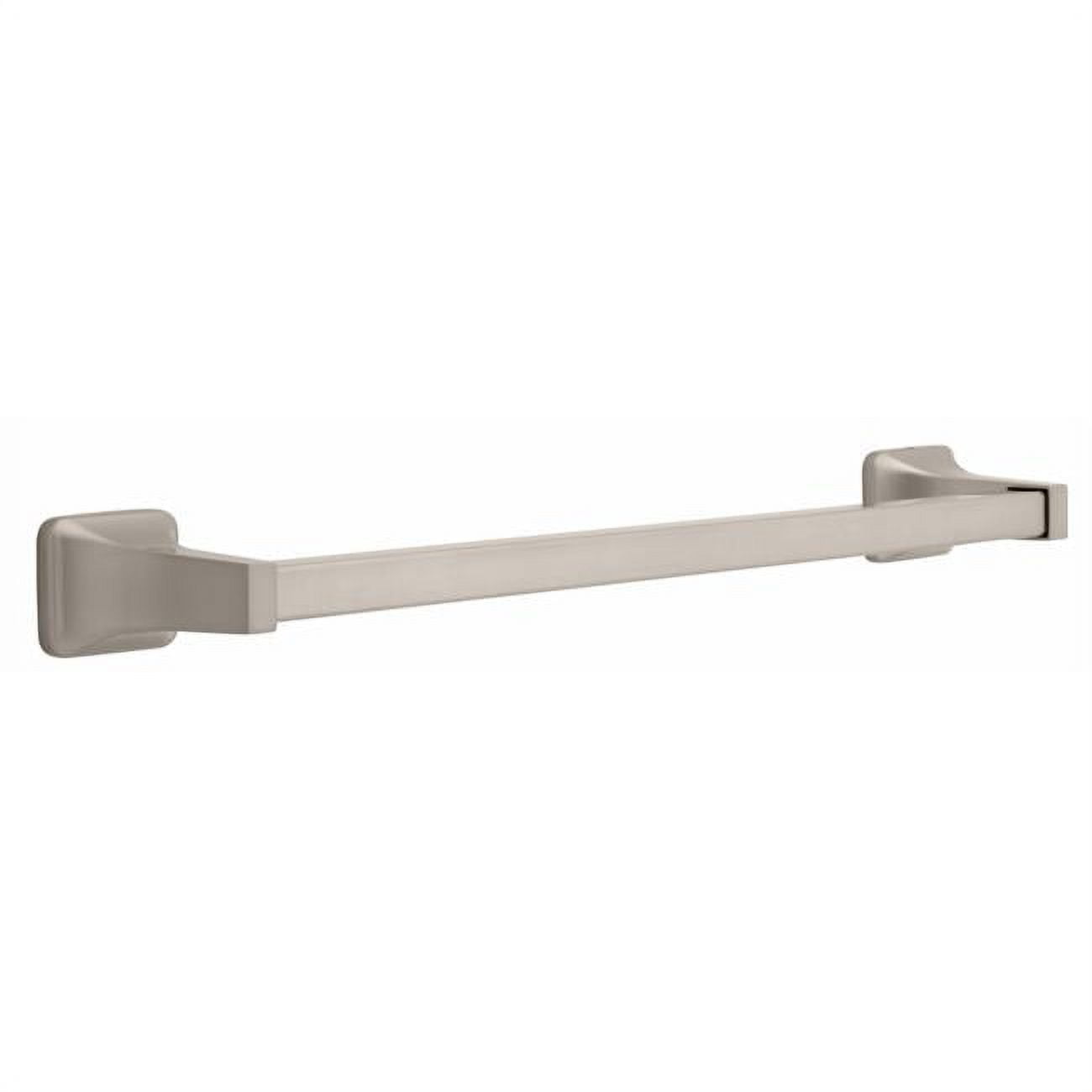 18in. Satin Nickel Futura Towel Bar