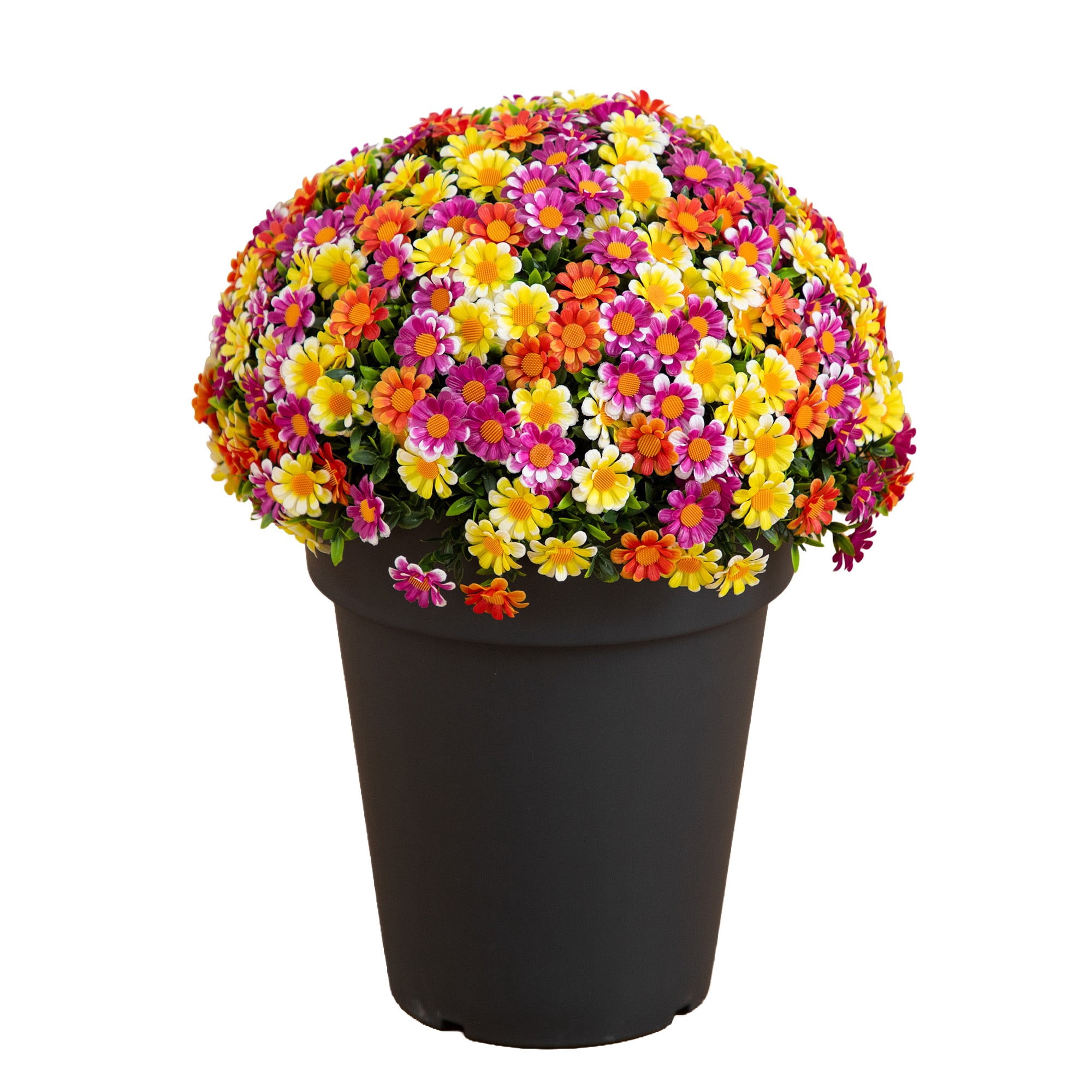 18in. UV Resistant Artificial Mixed Daisy Plant (Indoor/Outdoor)