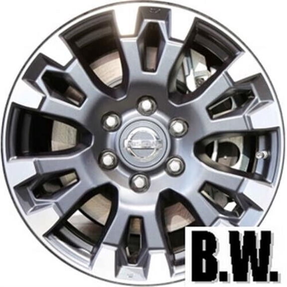 18in Wheel for Nissan TITAN 2016-2022 CHARCOAL Reconditioned Alloy Rim