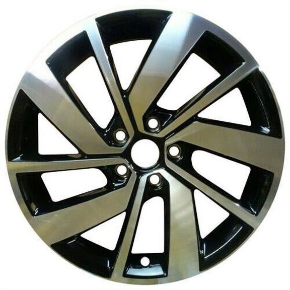 18in Wheel for VW Jetta 19-2021 Black Reconditioned Alloy Rim