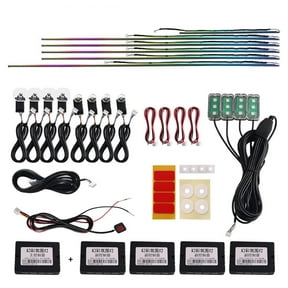 Nuboxa 18inch Car Hidden LED Ambient Light Voice Controlled Full Colors Light Stri K5X5