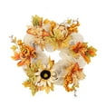 thumbnail image 1 of 18inch Fall Wreaths, Maple Leaves Berries Sunflowers Mesh Autumn Wreaths for Front Door, Fall Decor, Home Outdoor Thanksgiving Halloween Decorations, 1 of 5