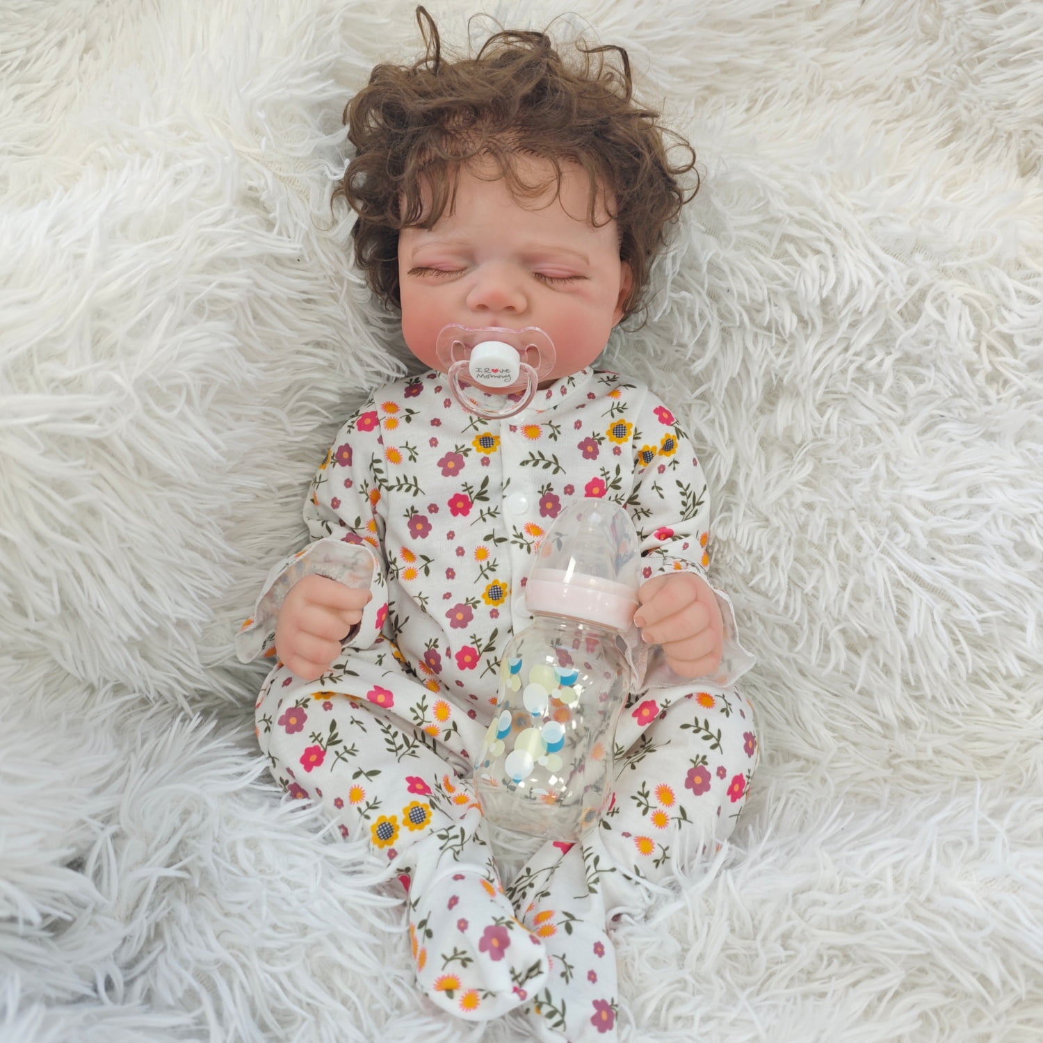 18inch Lifelike Reborn Baby Dolls Silicone Full Body Girl- Soft Body Real Life Viny Baby Dolls That Look Like Real Babies and Feel Real Preemie