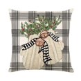 18inch Merry Christmas Cushion Cover Pillowcase 2024 Christmas