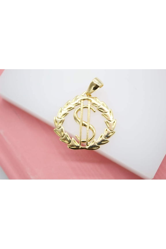 18k Gold Filled Unique Money Dollar