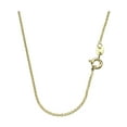 thumbnail image 1 of 18k Gold-Flashed Sterling Silver 1.3mm Fine Cable Nickel Free Chain Necklace Italy, 18", 1 of 3