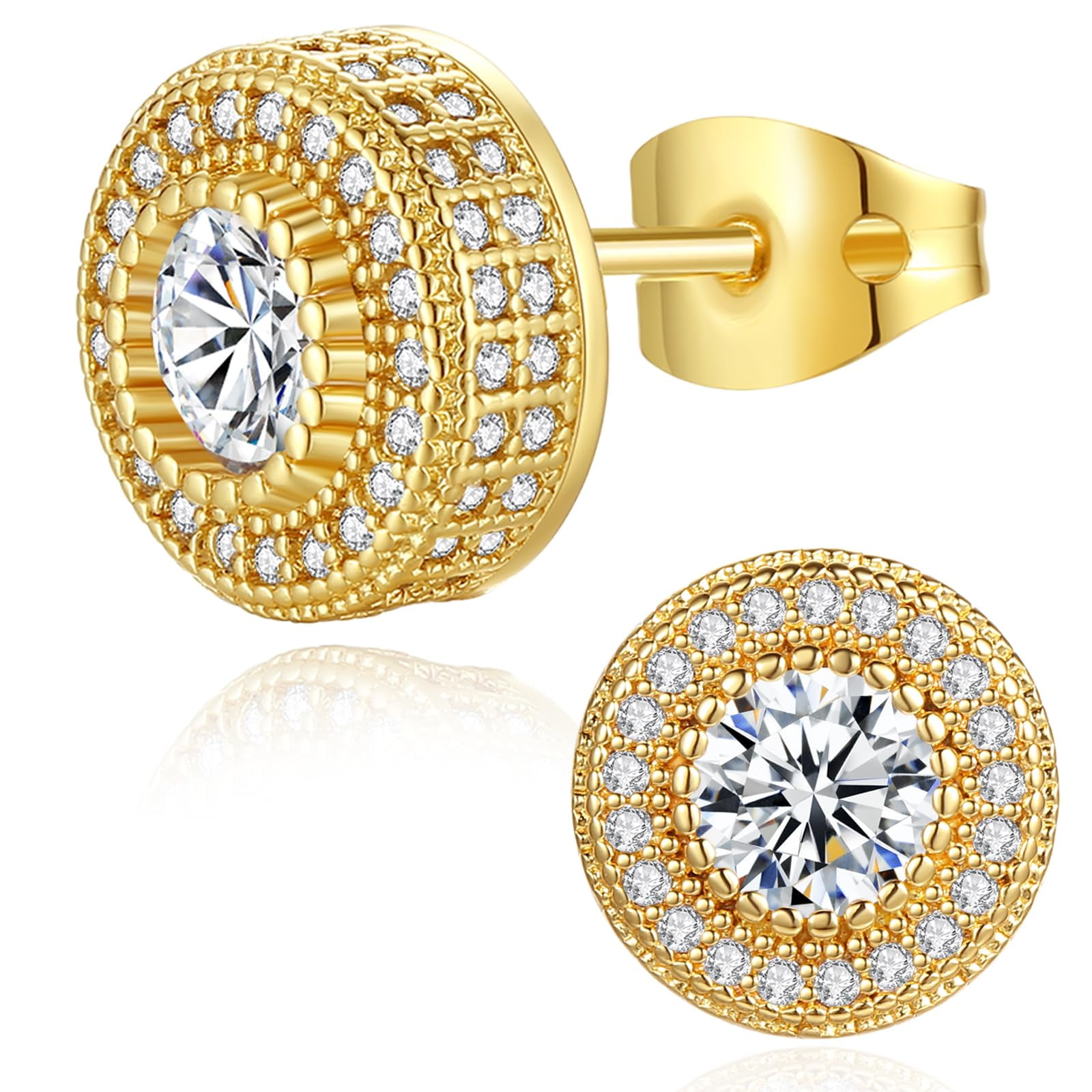 Nugget earrings 18k best sale